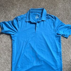 Gerry Light Blue Polo Shirt Lightweight Polyester